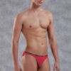 Doreanse Silky Aire Micro Briefs Slips Bikini Mens Designer Underwear 1395 Red