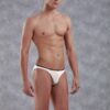 Doreanse Silky Aire Micro Briefs Slips Bikini Mens Designer Underwear 1395 White