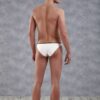 Doreanse Silky Aire Micro Briefs Slips Bikini Mens Designer Underwear 1395 White back