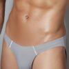 Doreanse Trendy Soft Cotton Briefs Slips Mens Designer Underwear 1351 Grey