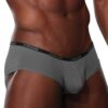 Doreanse Trendy Soft Cotton Low Rise Hipster Trunks Male Underwear 1781 Grey