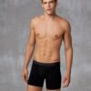 Doreanse 3 Pack Solid Mens Boxer Brief Underwear 1742 Black