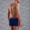 Doreanse Athletic Side Stripe Boxer Brief Underwear 1713 Navy Blue back