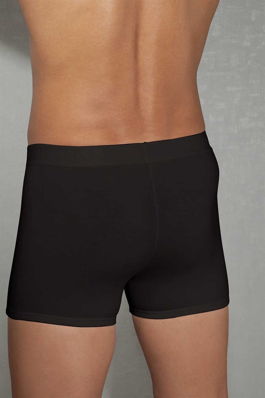 Doreanse Solid Mens Boxer Brief Underwear 1755 Black back