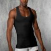 doreanse mens modal deep collar classic undershirt 2230 black 1