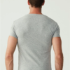 U.S. Polo Assn. 2 Pack V Neck Mens T shirt Cotton Modal Lycra 80194 Grey back