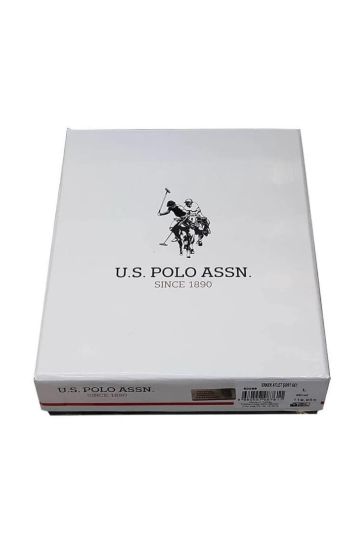 U.S. Polo Assn. Mens Singlet Boxer Set 80088 White box