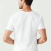 U.S. Polo Assn. 2 Pack 100 Cotton V Neck Mens T shirt 80199 white back