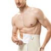 Thin Sanitary Mens Wool Velcro Waist Corset