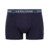 U.S. Polo Assn. 80515 3 Pack Cotton Lycra Printed Mens Boxer Set Navy Blue Indigo 2 scaled
