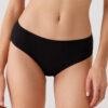 Pierre Cardin 2056, 5 Pack, Mid Waist, Cotton, Women’s Basic Slip Brief Panty Set, Ecru & Powder Pink & Burgundy & Navy Blue & Black9