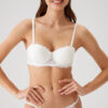 Pierre Cardin 4562 Siena, Underwired Non Padded Lace Strapless Fantasy Bra and Panty Set Ecru2