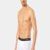 Cacharel 1320 Pamuklu Likrali Erkek 3 lu Boxer beyaz 2