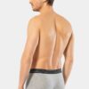 Cacharel 1320 Pamuklu Likrali Erkek 3 lu Boxer gri arka