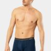 Cacharel 1320 Pamuklu Likrali Erkek 3 lu Boxer indigo
