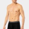 Cacharel 1320 Pamuklu Likrali Erkek 3 lu Boxer siyah