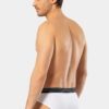 Cacharel 1321 Pamuklu Likrali Erkek 3 lu Slip beyaz arka