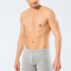 Cacharel 1336 Pamuklu Likrali Erkek Uzun Boxer gri
