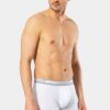 Cacharel 1337 Pamuklu Likrali Erkek 3 lu Boxer beyaz 2