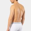 Cacharel 1337 Pamuklu Likrali Erkek 3 lu Boxer beyaz arka