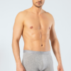 Cacharel 1405 Modal Pamuklu Likrali Erkek Boxer gri