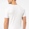 Turen 106 Pamuklu Interlok Erkek T shirt Fanila beyaz arka