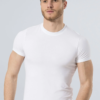 Turen 164 Pamuklu Likrali Erkek T shirt Fanila beyaz