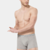 Turen 165 Pamuklu Likrali Erkek Boxer gri