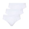 U.S. Polo Assn. Erkek Beyaz 3 LÜ Slip Külot 47% Pamuk 47% Modal %6 Elastanss